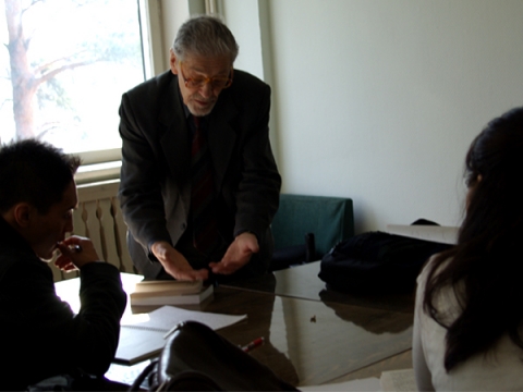 열정 넘치는 이고르 선생님의 수업광경