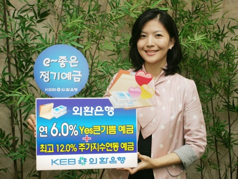 외환은행, ‘e-좋은 정기예금’ 판매