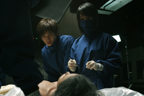 영화 &lt;해부학교실&gt; 촬영모습