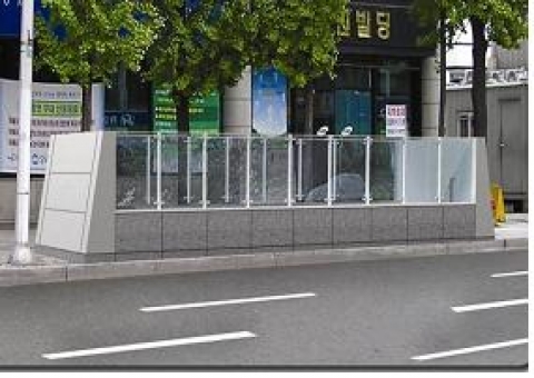 환기구 디자인 조형화 예시-(투시형)