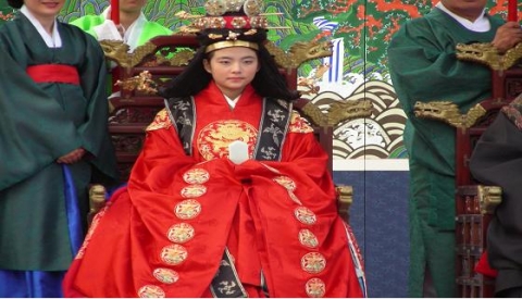 신부 왕비의 모습