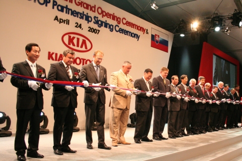 Grand Opening Ceremony for Kia’s Slovakia plant