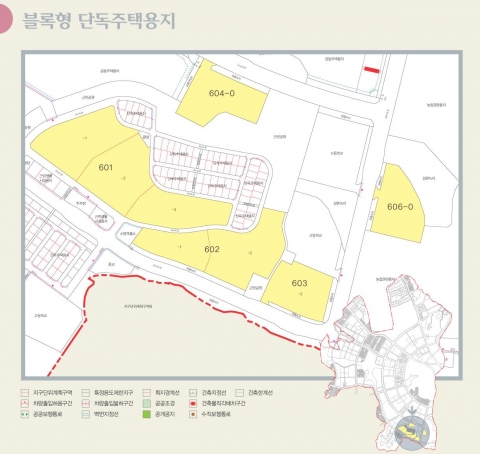 공급필지 위치도면