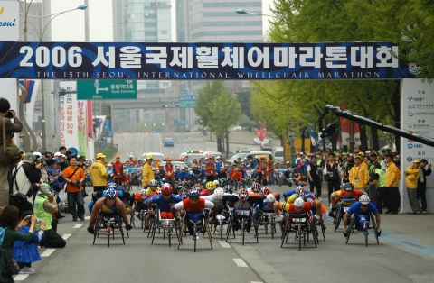 지난해 서울국제휠체어마라톤대회 자료사진