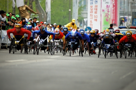 지난해 서울국제휠체어마라톤대회 자료사진
