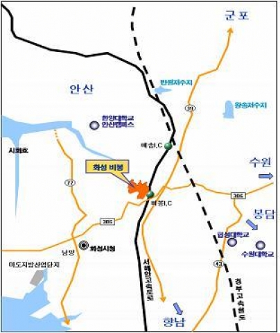 화성 비봉지구