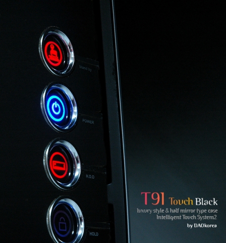 DAOkorea Slim Case T91 Touch Black