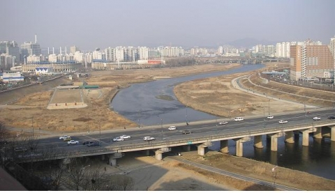 오목교~목동교사이 철새보호구역 예정지