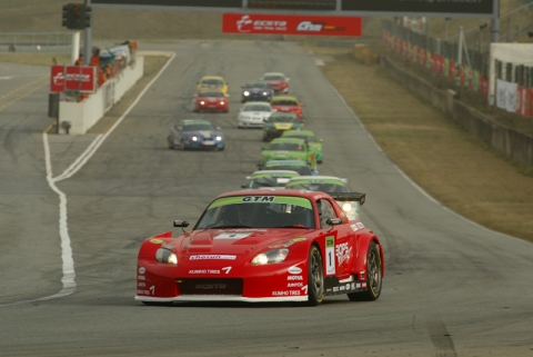 GTM1전-선두를 달리고 있는 펠롭스팀(김한봉선수)혼다S2000GTR