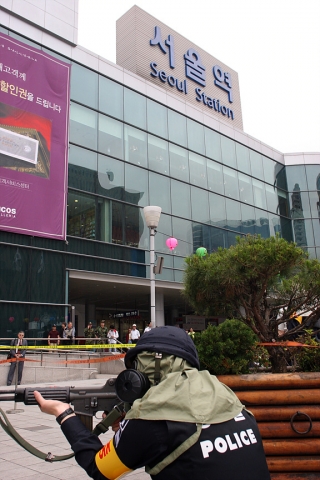 오늘 오전에 시행한 리허설 훈련과정 사진 