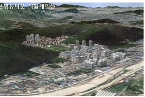 계획건물 대안비교 모습(개발전후 영향 검토)