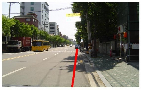 마포구 망원동길 자전거전용도로