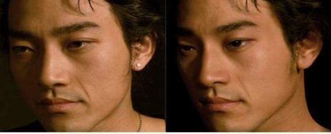 실제배우와 디지털액터 비교