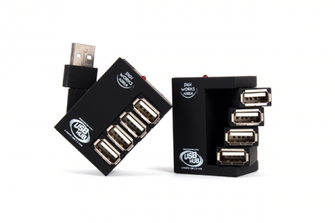 회전형 방식의 디직스 USB 허브 