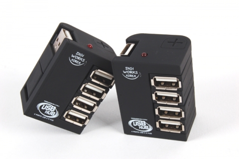 회전형 방식의 디직스 USB 허브