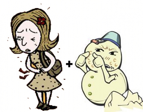 생리를 전후로 해서 여드름이 심해지는 분들은 따뜻한  찜질을 해주거나 쑥차를 마시면 좋습니다