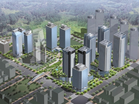 국제빌딩주변 제4구역 도시환경정비사업 구역 이미지 