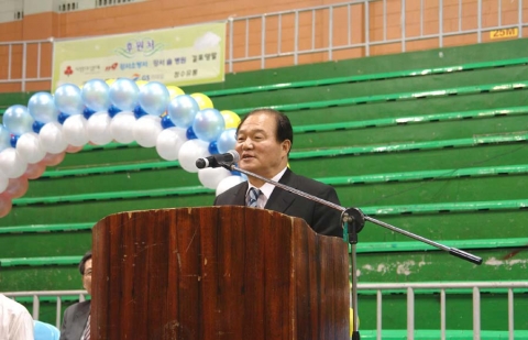 김도현 강서구청장 " 경로당 어르신 연합체육대회 " 축사 사진