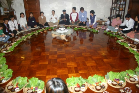 시민활동가 건강세우기 "음식명상"