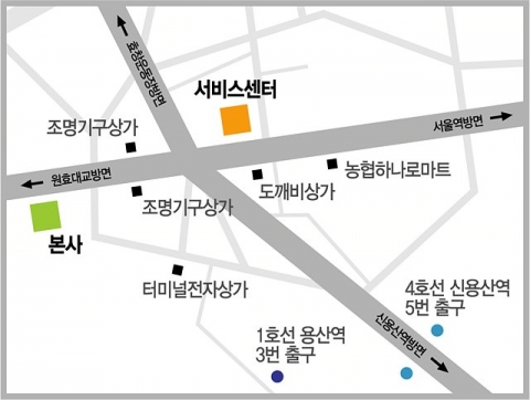 (주)디직스세미콘 본사 약도