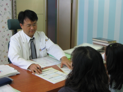 성장클리닉 상담모습