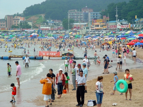을왕리 해수욕장 전경