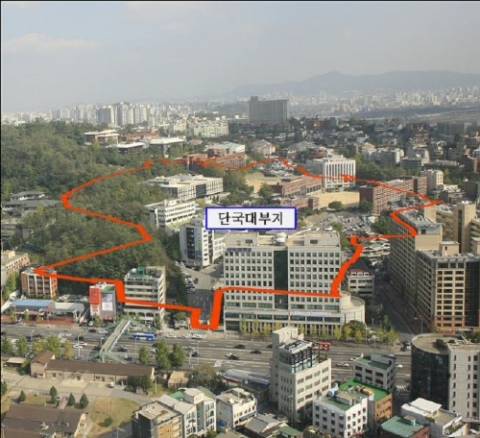 한남동 단국대 부지