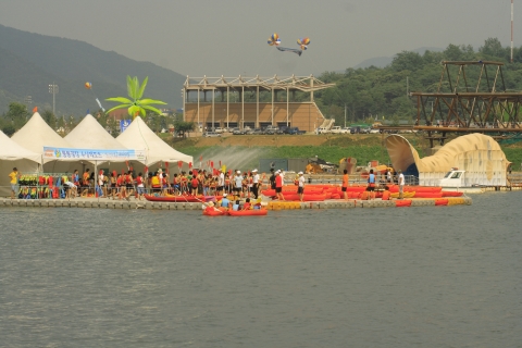2007 물의나라화천 쪽배축제 사흘간의 항해시작