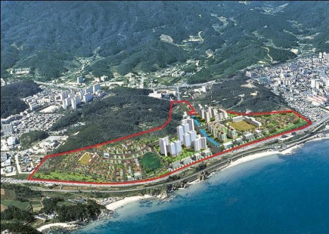 동해해안지구 조감도