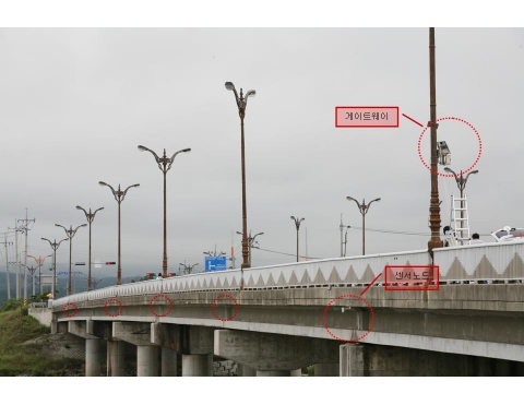 강원도 강릉시 소재 공항대교에 다리를 원격 감시할 수 있는 ‘무선센서네트워크(USN : Ubiquitous Sensor Network) 영상전송시스템’을 설치, 8월부터 시범운영에 들어간다