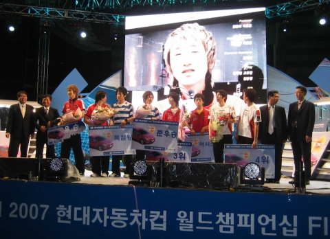 11일 올림픽공원 평화의 광장에서는 3개월에 걸쳐 진행되어온 현대자동차배 온라인 축구게임 대회의 결승전이 열렸다. 현대차가 주최하고, 네오위즈, EA코리아 등이 후원한 이 대회의 