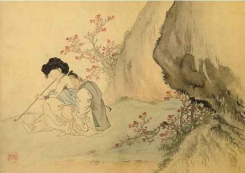 조선후기 양반사회에서 몰래 돌아다닌 춘화도.