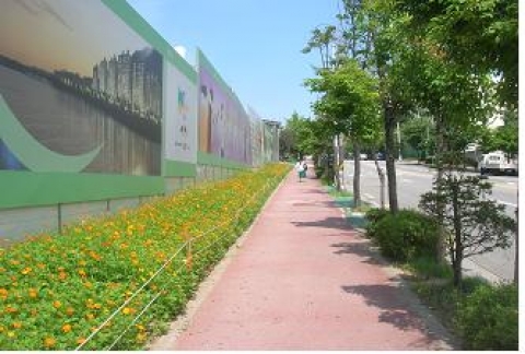 금천구종합청사 건축공사(울타리)