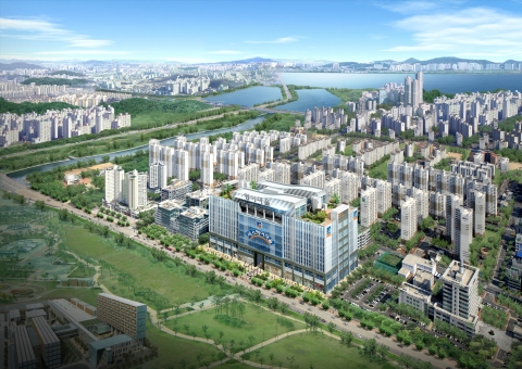 송도국제영어마을 항공 조감도