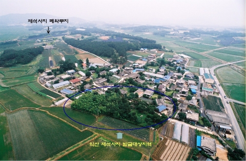 익산 제석사지 전경