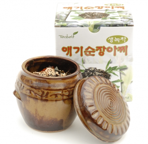 고인돌가게 출시 애기녹차잎 장아찌 335g 포장 제품