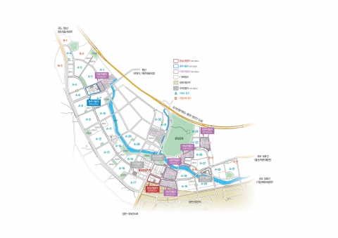 정관 신도시 도면