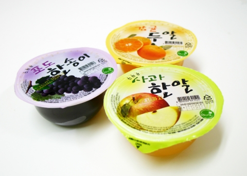 친환경 푸딩(사과, 감귤, 포도)