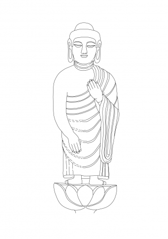 마애불상(스케치)