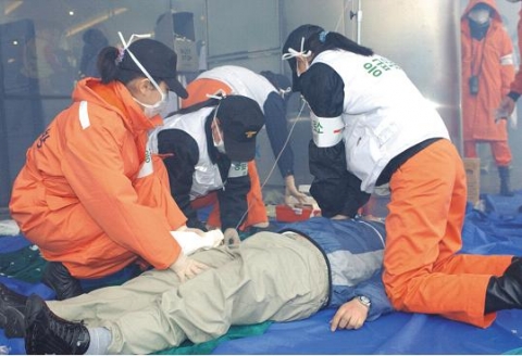 여성소방공무원 활동사진