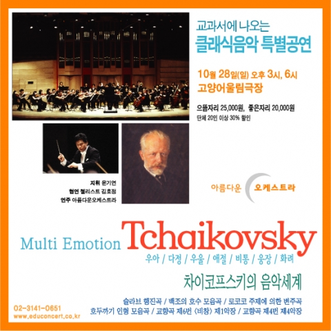 차이코프스키의 음악세계 포스터