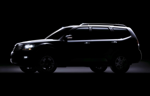 대형 SUV HM 실루엣