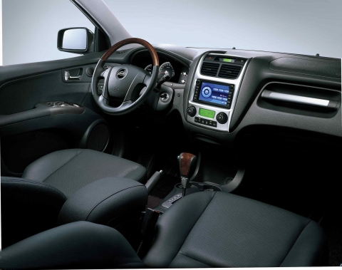 2008년형 스포티지 실내