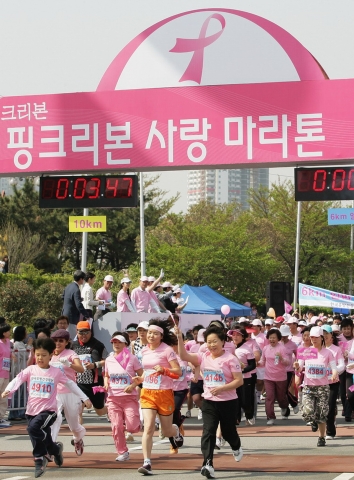 ‘2007 핑크리본 사랑 마라톤 대회, 마지막 무대는 서울에서