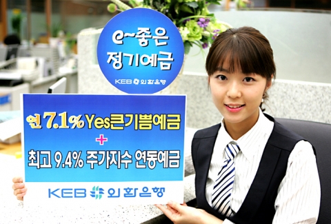 외환은행, e-좋은 정기예금 판매