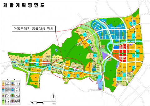단독주택지 위치도
