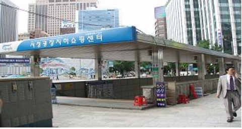철거대상 캐노피(시청광장)