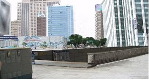 철거후 예상도(시청광장)