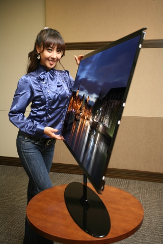 40” diagonal LCD TV panel - 1 cm thick