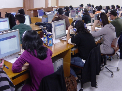 iBT 모의토플 한양대 시행장면 1 (2007.10.25)